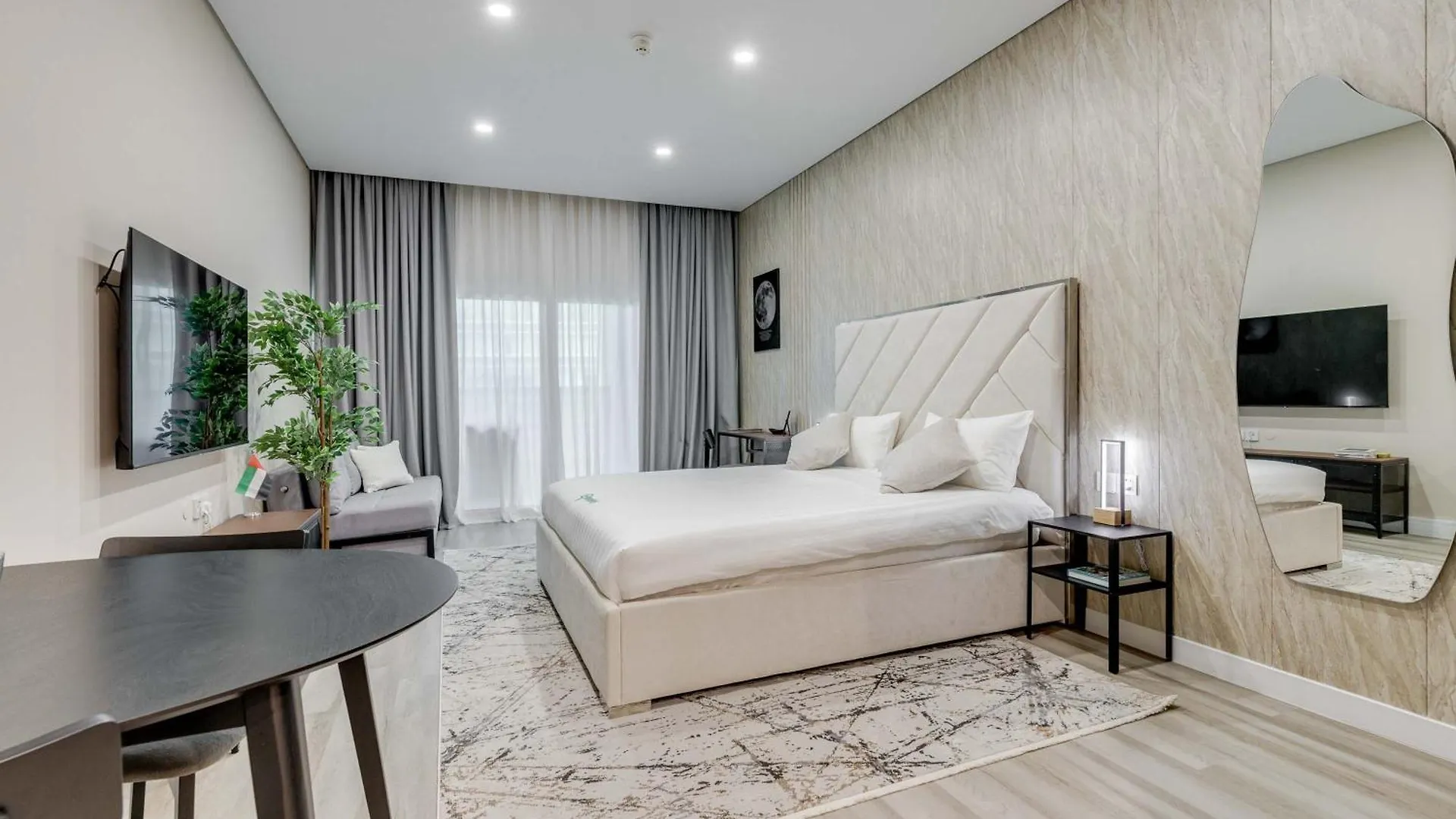 Knokey Cozy Studio Apartments In Business Bay Dubaj Zjednoczone Emiraty Arabskie